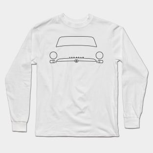 Sunbeam Alpine Series IV classic car outline (black) Long Sleeve T-Shirt